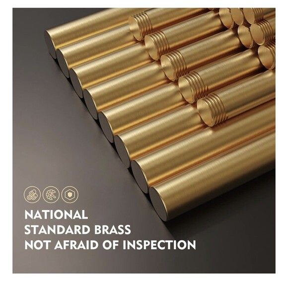 Yundoom Brushed Gold Waterfall Bathroom Faucet Swivel Spout Pop Up Drain BF4-04 - Picture 7 of 16